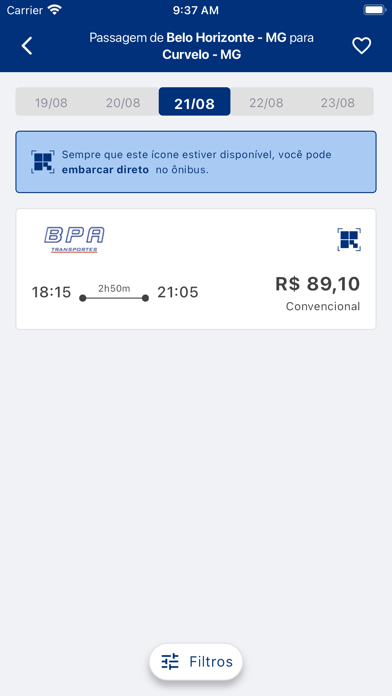 BPA Transportes Screenshot