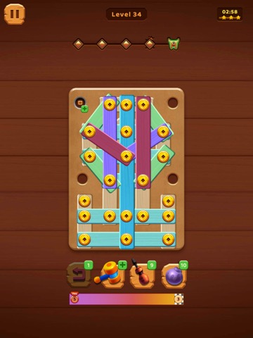 Nuts Bolts Wood Puzzle Gamesのおすすめ画像8