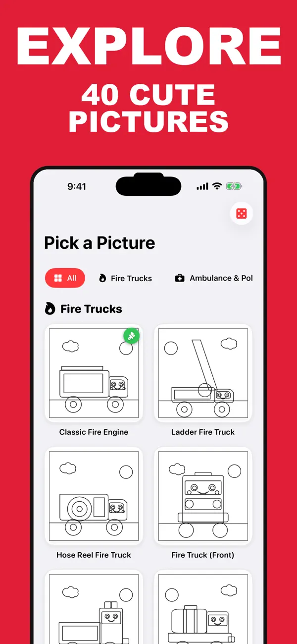 Screenshot #2 pour Fire Truck Coloring Kids