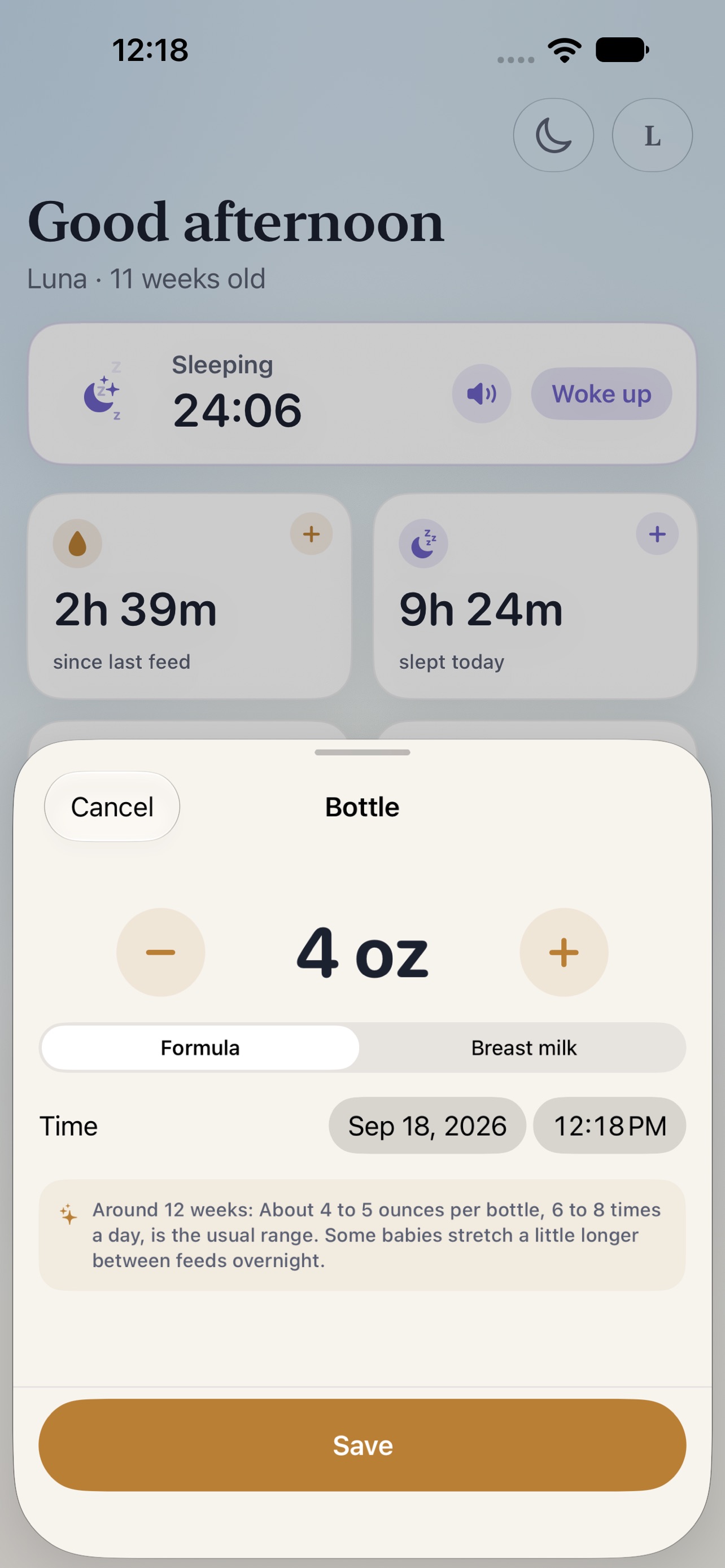Screenshot 4 of Nest: Baby Tracker