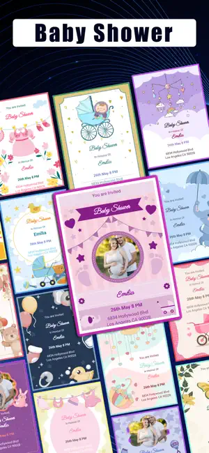 Baby Shower Invitation Creator screenshot 1