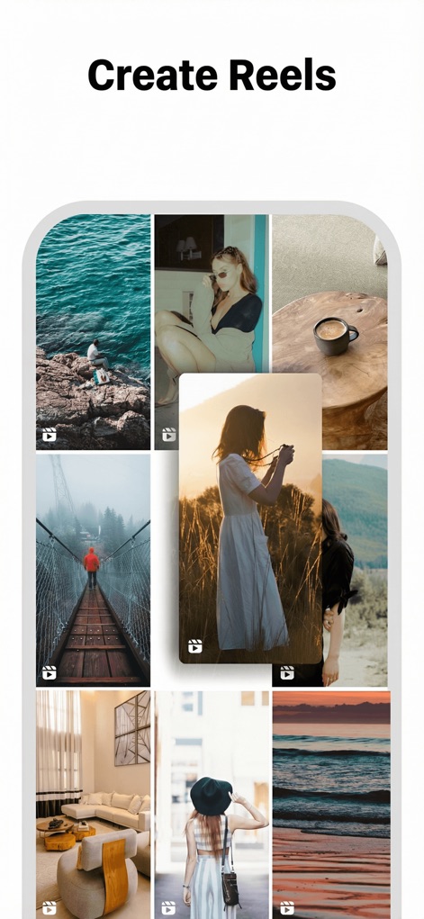 Feed Preview: Ig Grid Layout - Photo & Video App | MWM