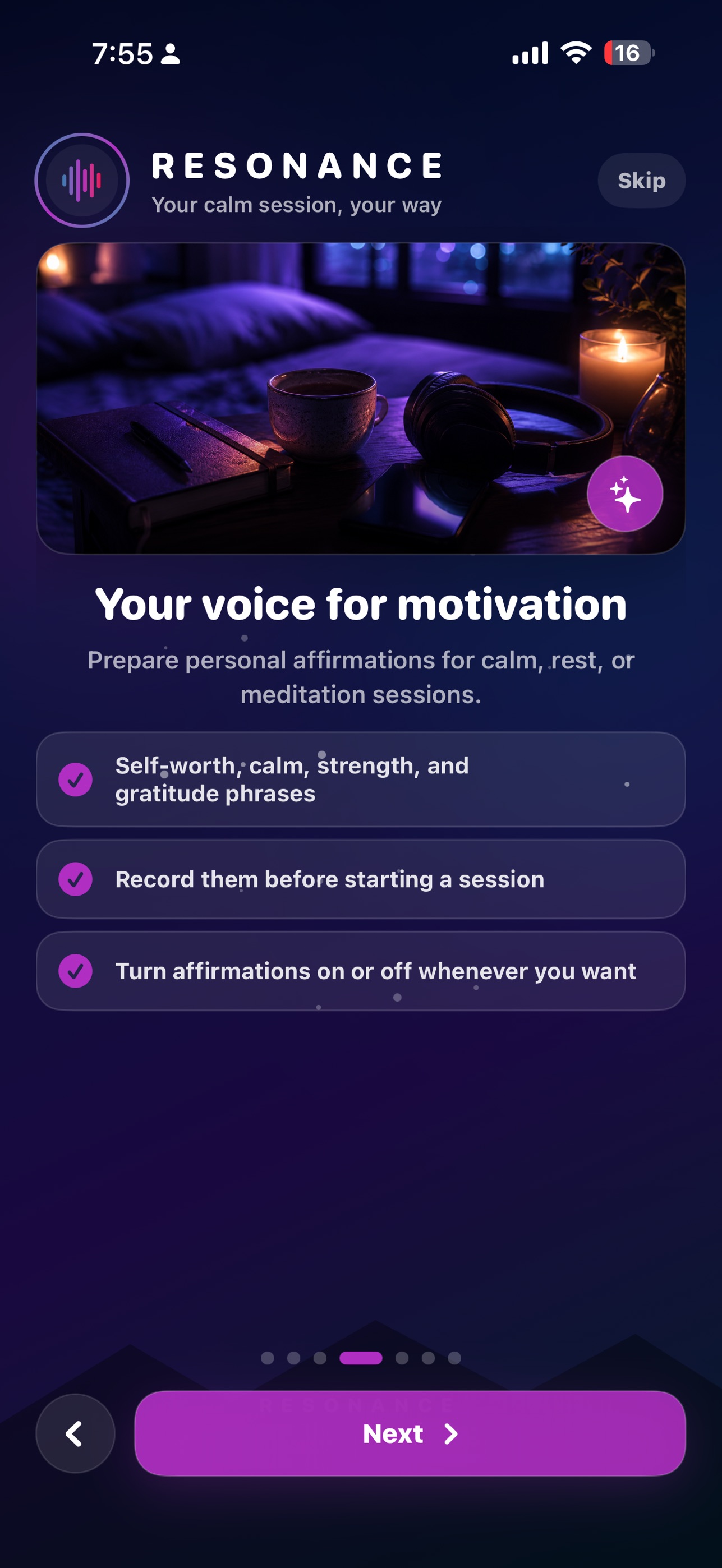 Screenshot 1 of Resonance Sleep & Calm