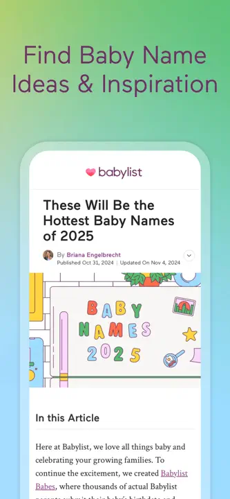 Babylist Baby Registry: Screenshot 10 von 10