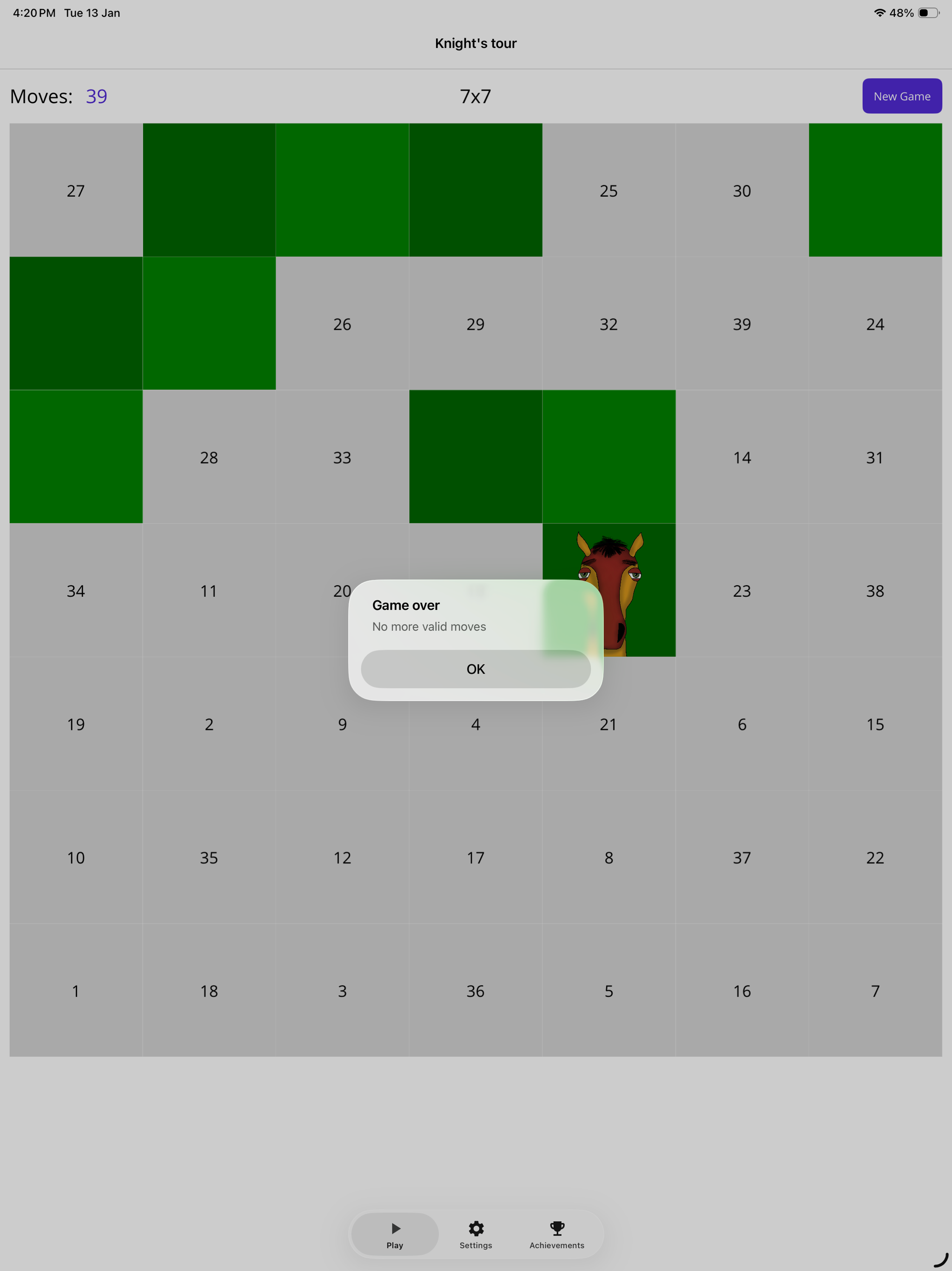 Knight Tour Trainer screenshot 12