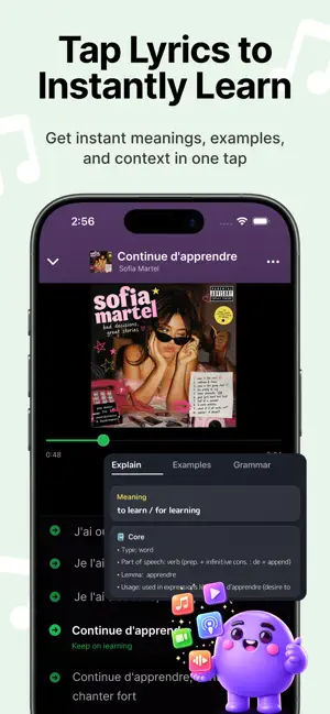 Lyric Lingo: Learn Languages screenshot 2