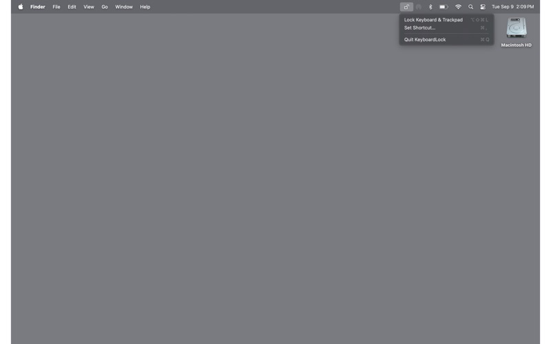 Keyboard-Lock app screenshot