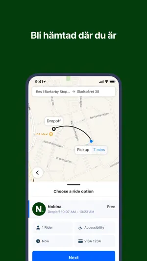 Nobina On-Demand screenshot 2