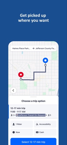 Jefferson Transit On-Request iPhone screenshot