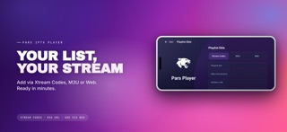 Pars IPTV Player: M3U Xtream iPhone screenshot