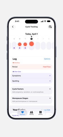 Apple ヘルスケア のスクリーンショット