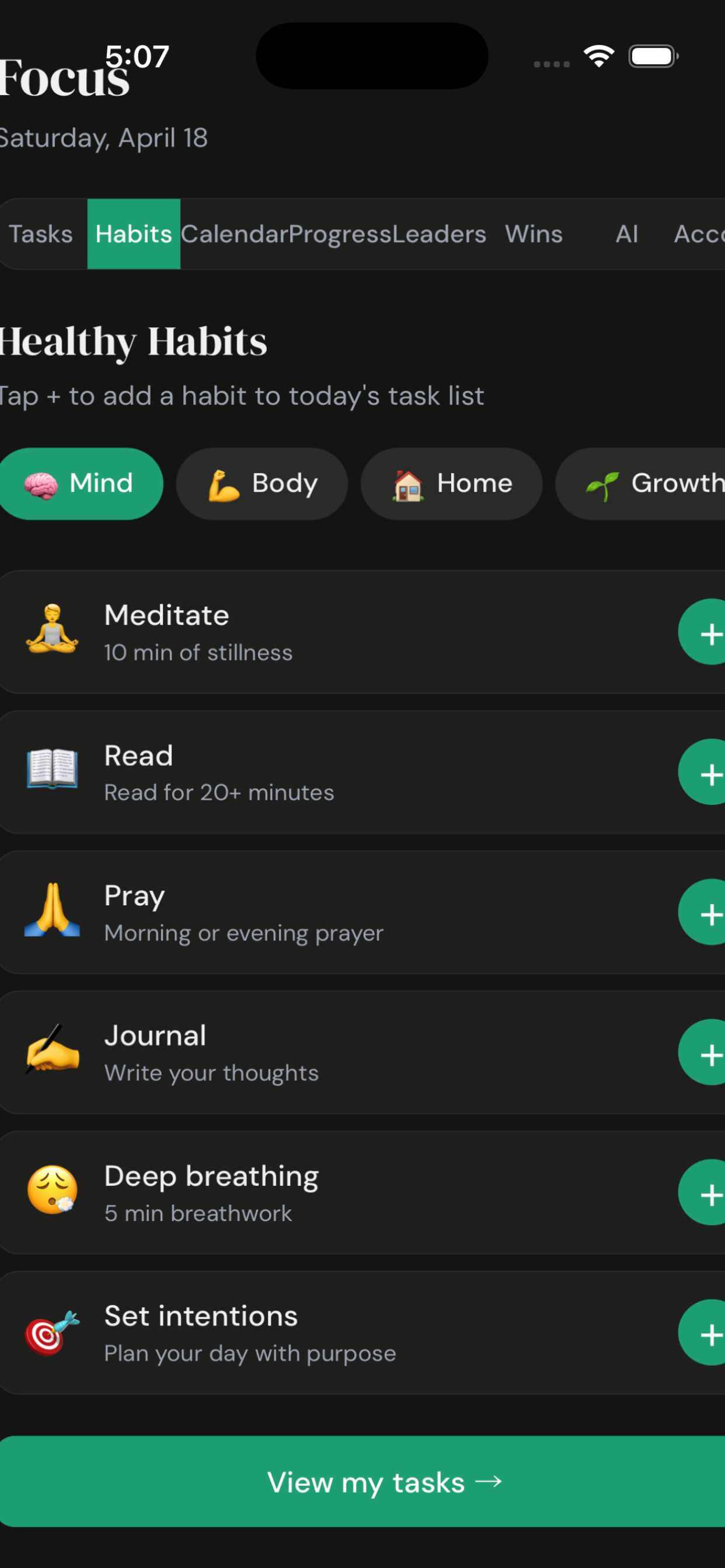 focus daily planner screenshot 4