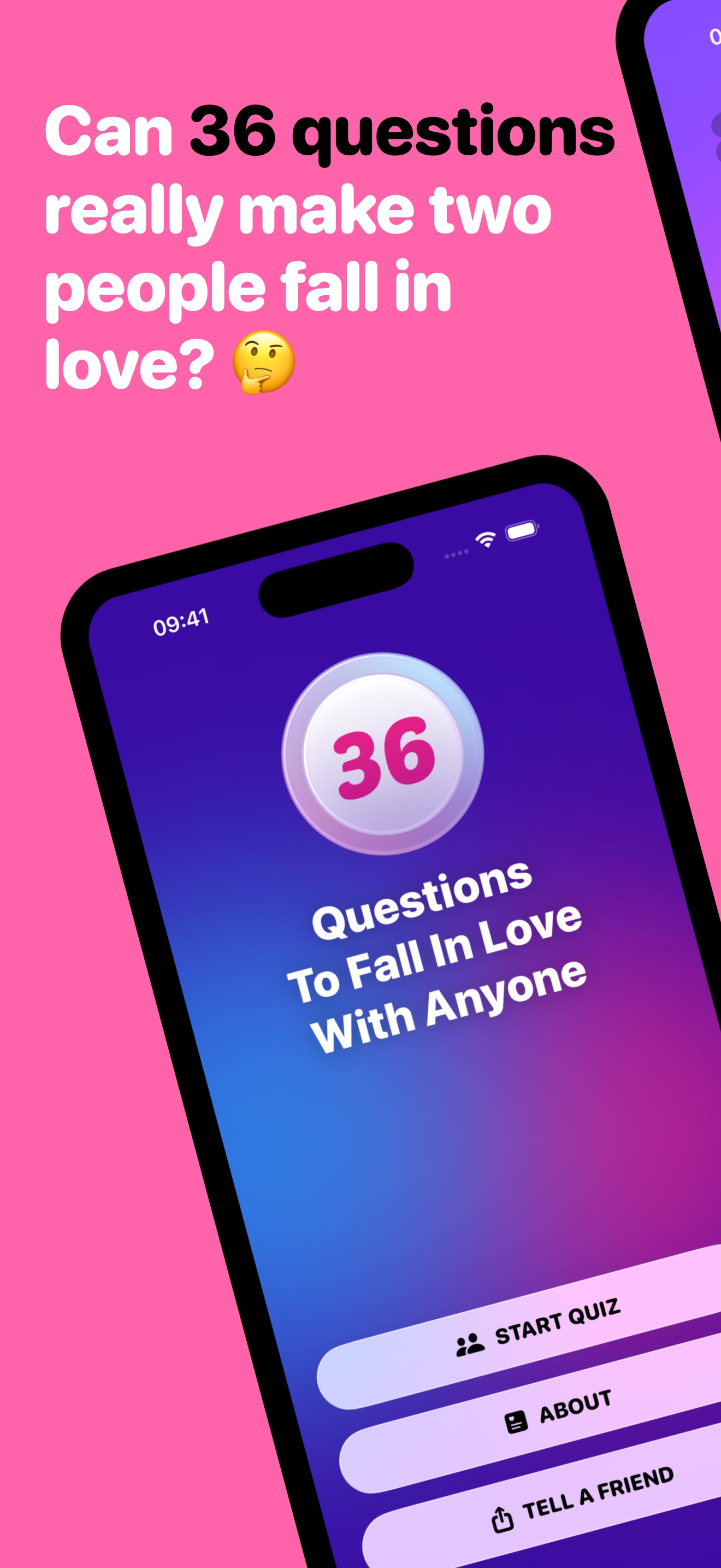 36 Questions To Fall In Love!