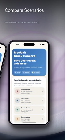 MedUnit Quick Convert screenshot