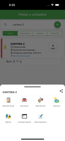 Serteco GPS iPhone screenshot