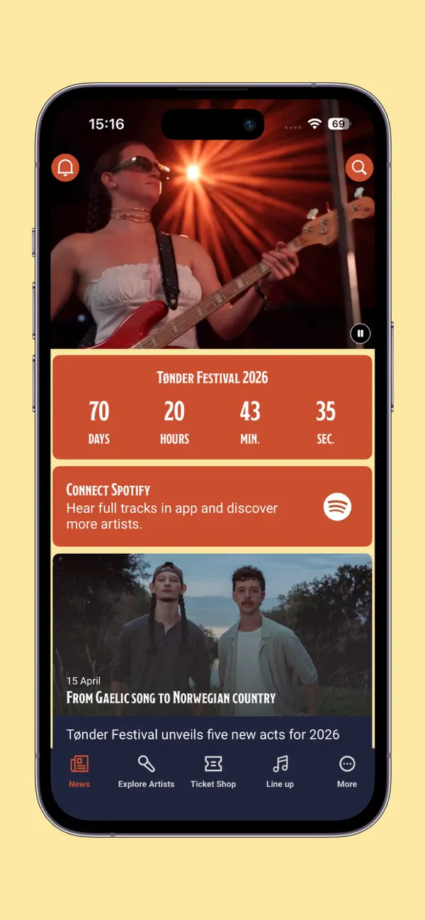 Screenshot #2 pour Tønder Festival