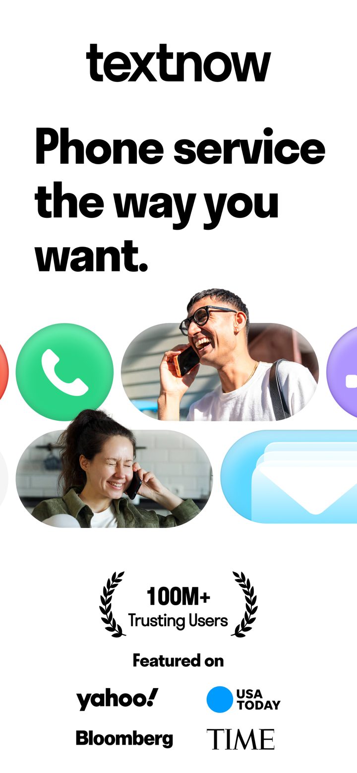 TextNow: Call + Text Unlimited screenshot 1