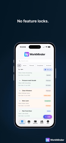 WorkMinder screenshot