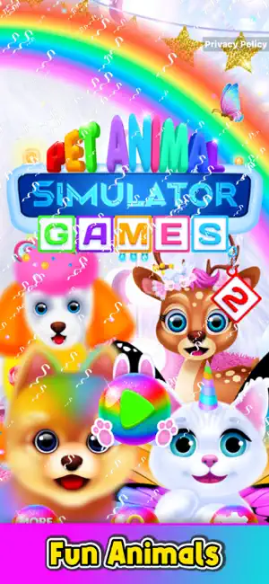 Pet Games: Rainbow Unicorn screenshot 6