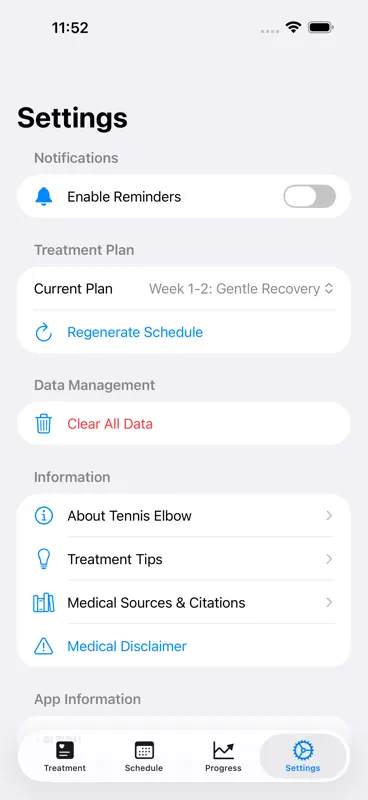 Madhouse Tennis Elbow Tracker screenshot 3 of 4