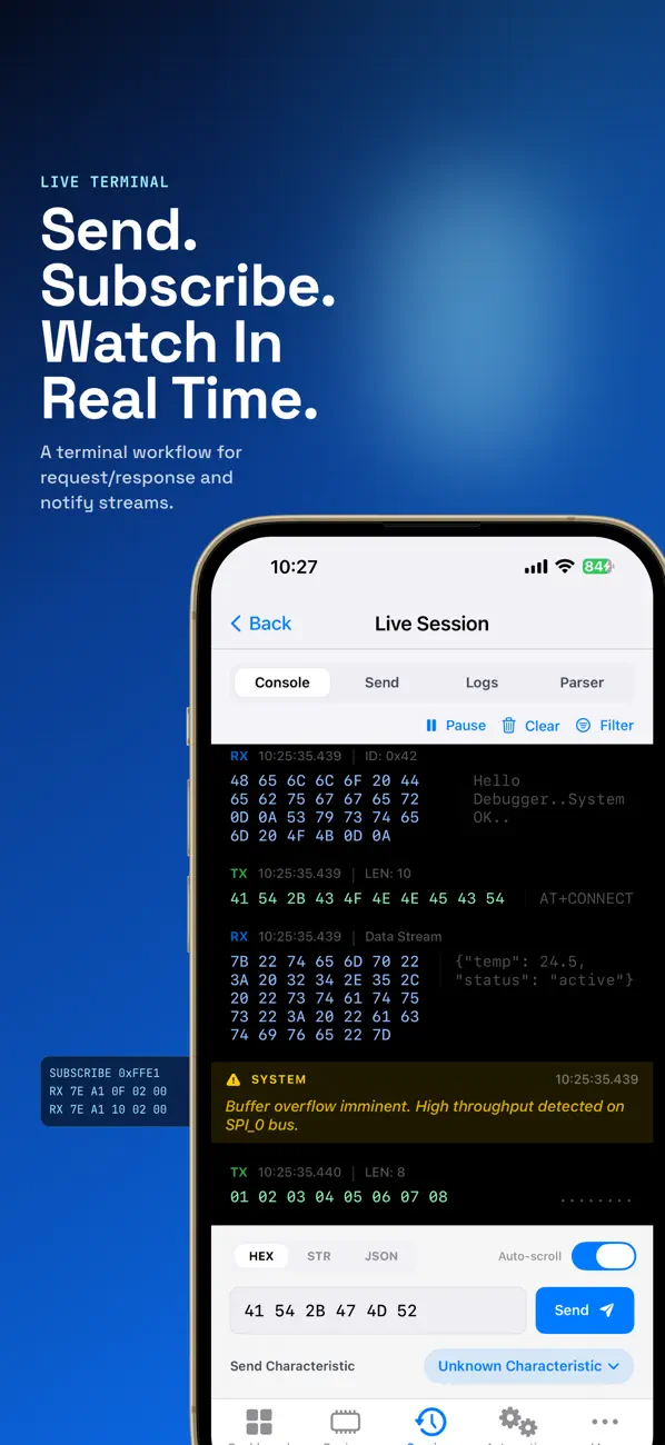 #5. Bluetooth Debuger: BLE Debuger (iOS) 由: 英 陈