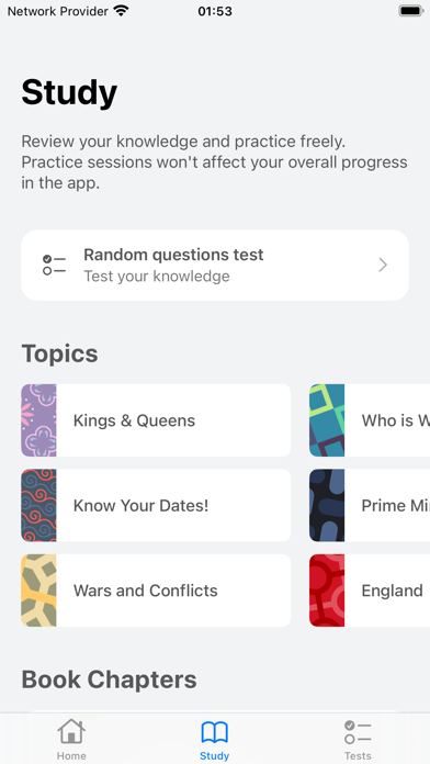 Life In The UK Test Practice Screenshot
