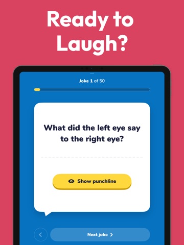 Funny Jokes And Riddles iPad screenshot