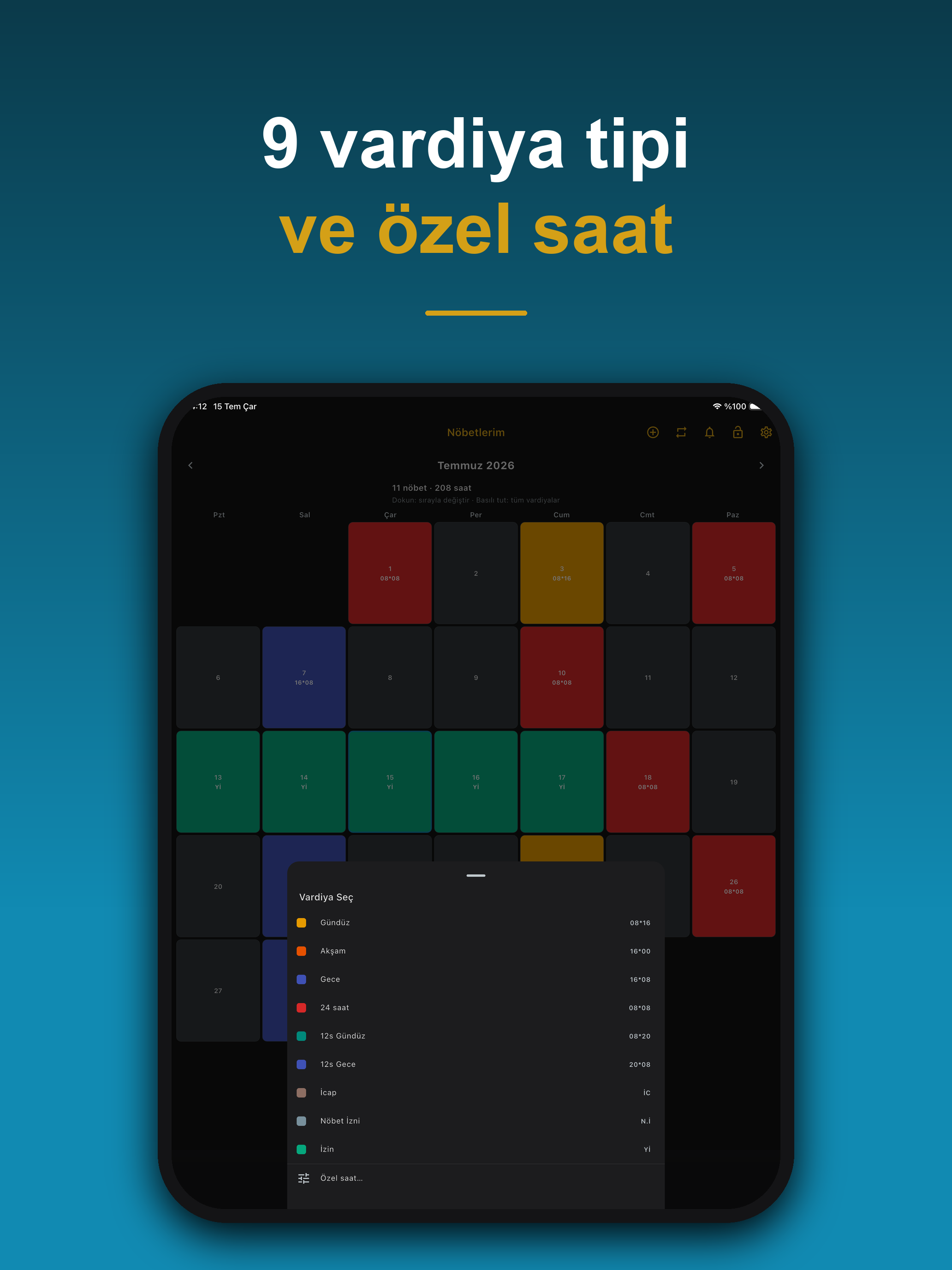 HemşireM: Nöbet Çizelgesi screenshot 8