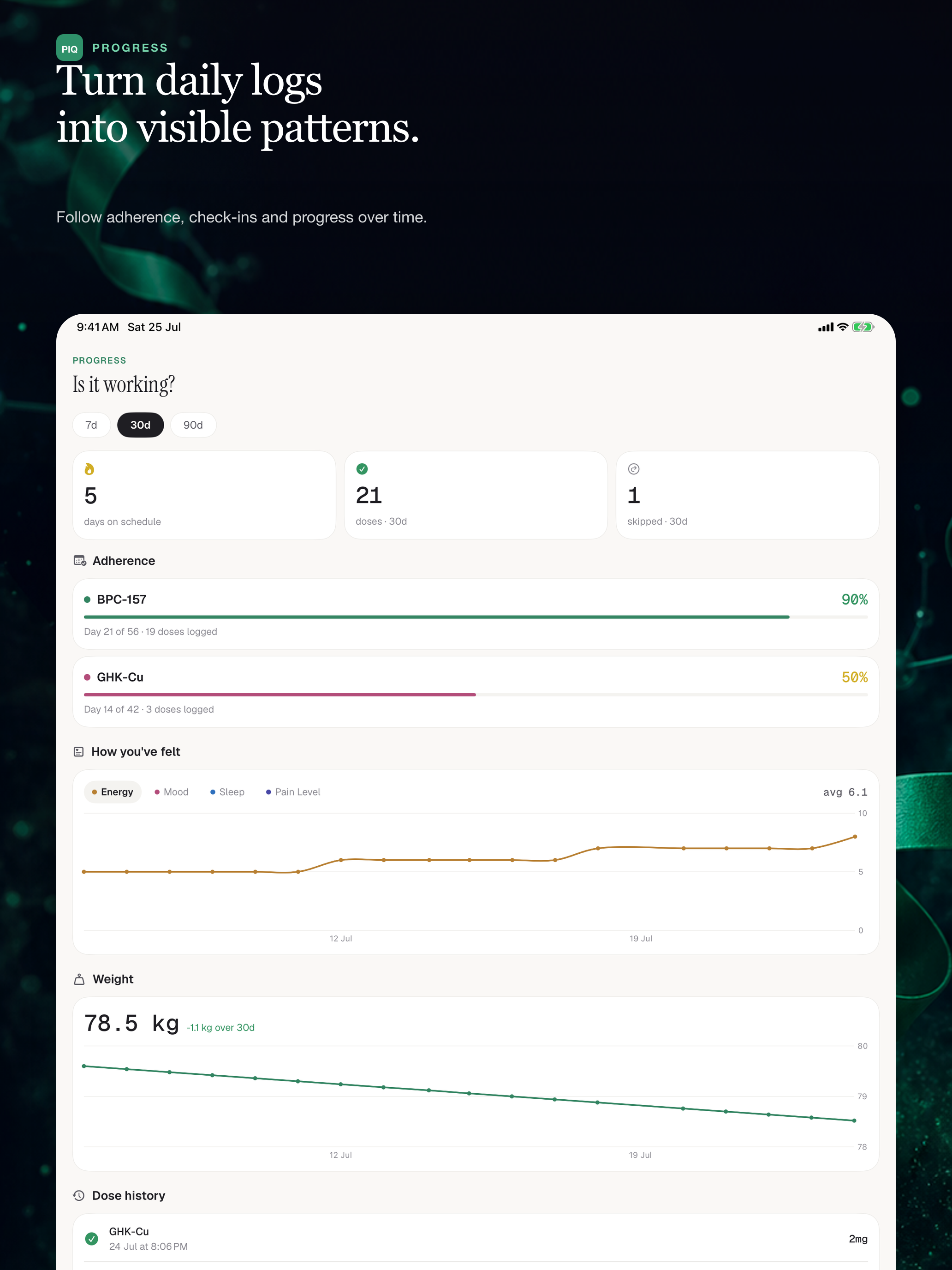PeptideIQ: AI Peptide Tracker screenshot 7