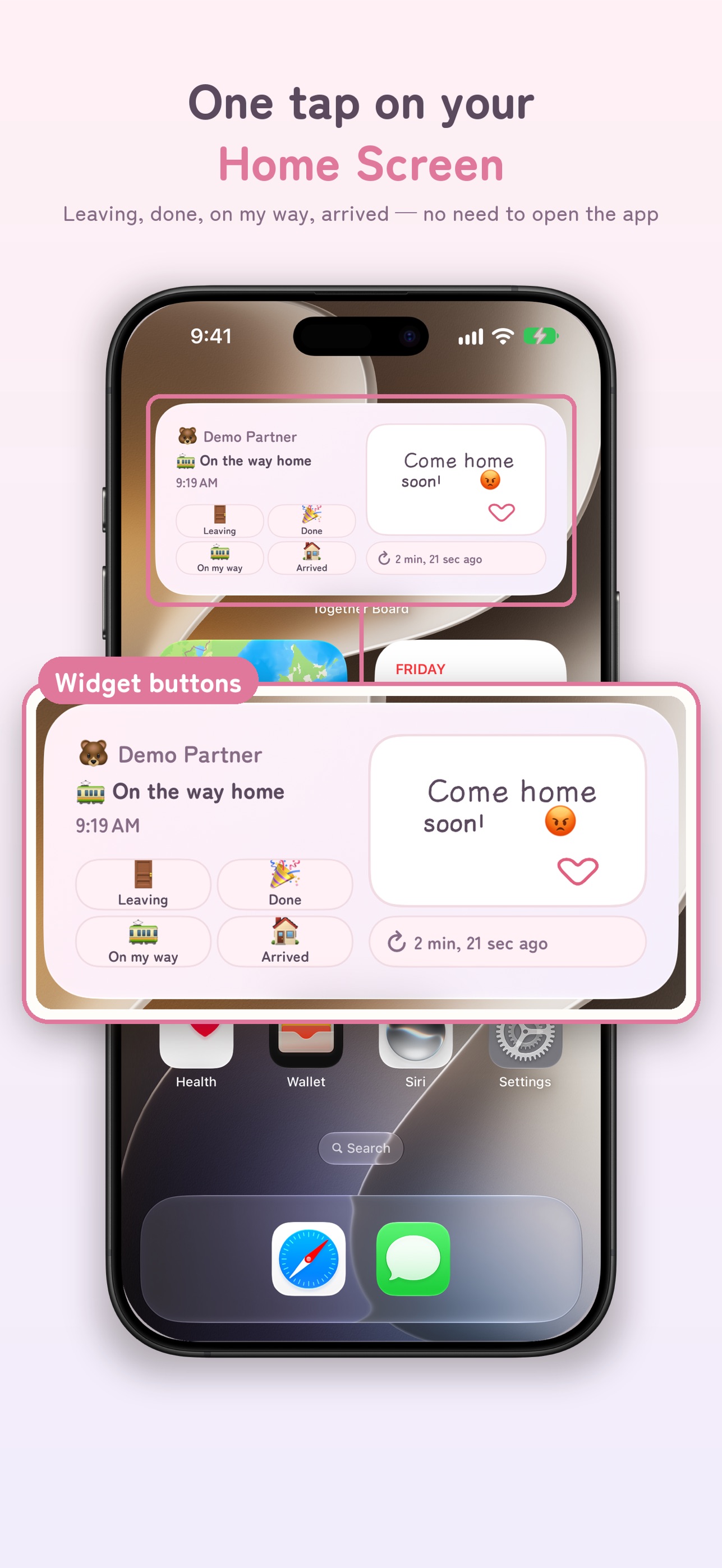 Screenshot 4 of Together Board: Couple Widget