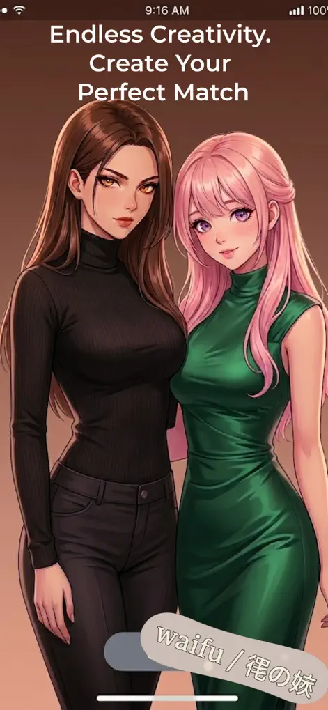 Waifu AI Girlfriend chat AI GF - Social Networking App | MWM