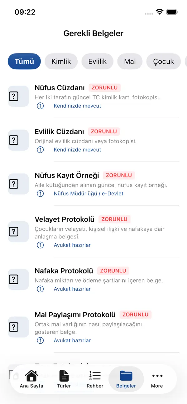 Screenshot #3 pour Boşanma Rehberi