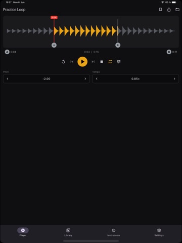 Music Speed Changer Pro iPad screenshot