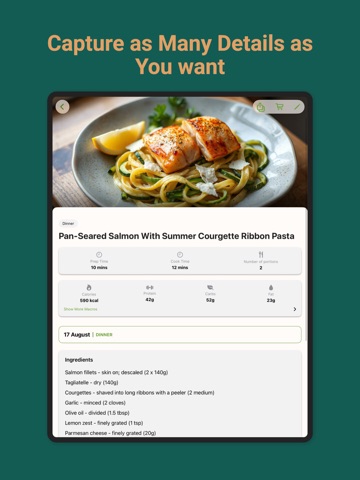 Meal Planner & Grocery List iPad screenshot 7