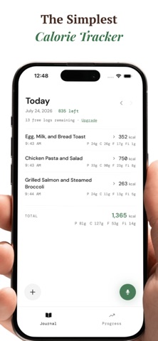 BitePad: Voice Calorie Tracker Screenshot 2 of 6