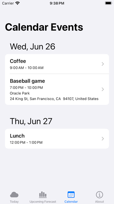 SkyDroplet: Weather Forecast iPhone screenshot 3 - Weather app