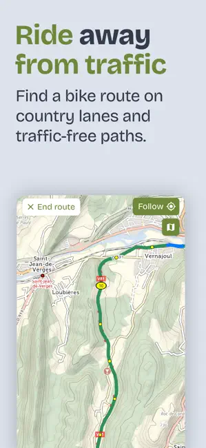 cycle.travel - map and planner iPhone screenshot 1