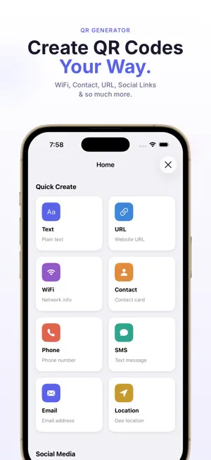 QR Code Reader & Generator App screenshot 4