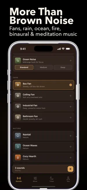 Brown Noise For Sleep: Relax screenshot 4