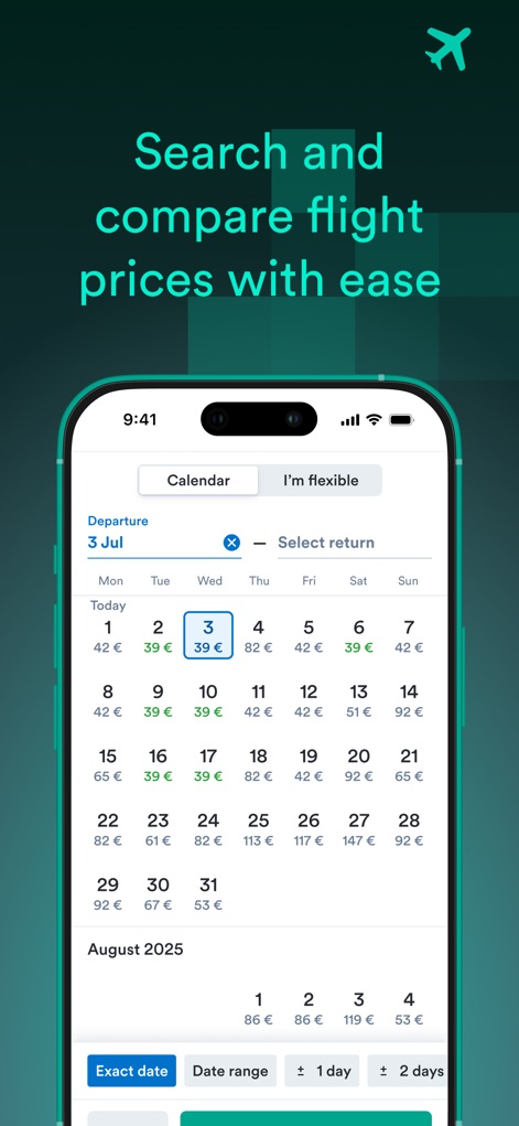 Kiwi.com: Book Cheap Flights - Calendário Flexível