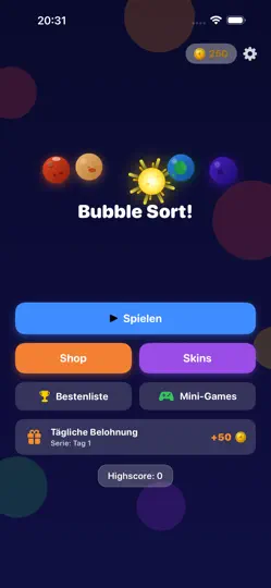 Скриншот Bubble Sort! на iPhone 3