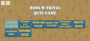 BOSS W TRIVIA QUIZ GAME screenshot #1 for iPhone