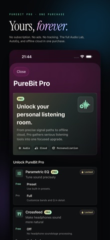 PureBit: Hi-Res Music Player iPhone screenshot 7