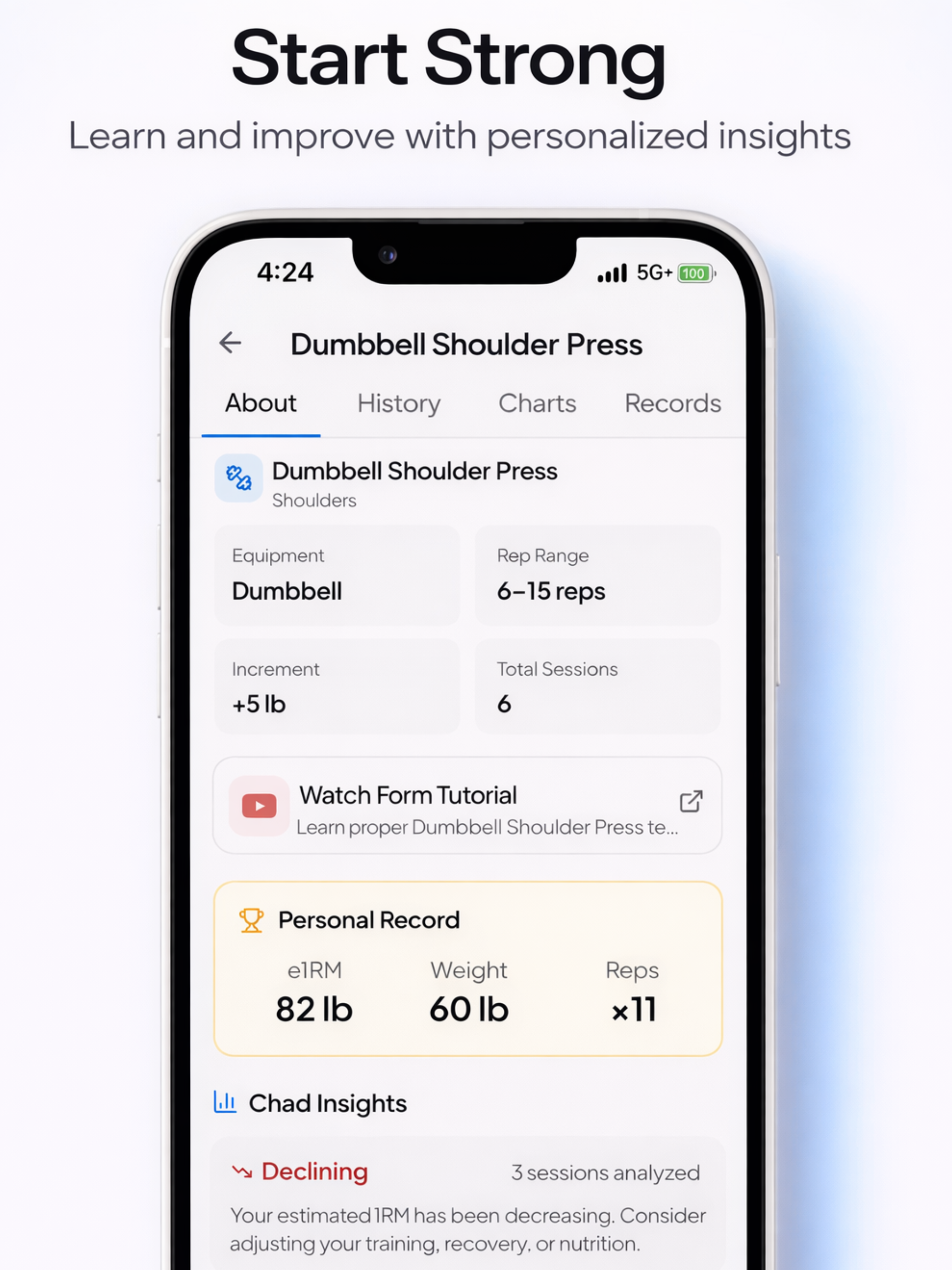Progressive Overload: Gym Log screenshot 8