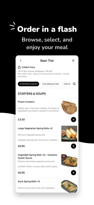 Baan Thai Bridgwater screenshot 1