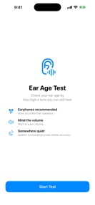 Ear Age Hearing Check screenshot