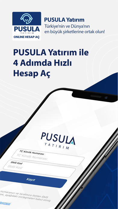 Pusula Yatırım Online Hesap Aç app screenshot