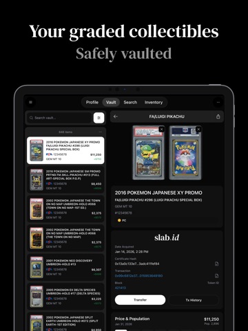 Slab - Collect & Trade iPad screenshot