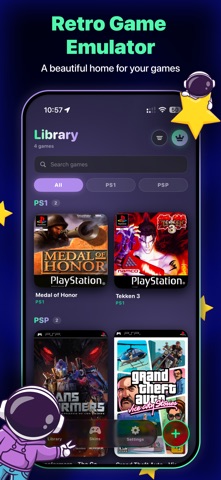 EMUspace: PS1 & PSP Emulator Screenshot 1 of 9