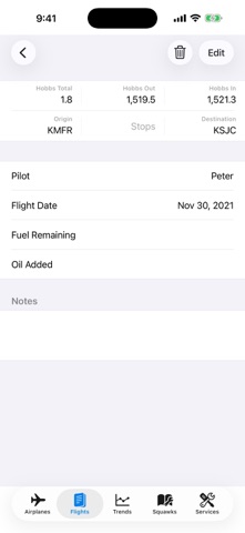 aeroLogbook Screenshot 3 of 6